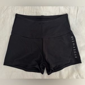 Ryderwear Booty Shorts - Black - Size Small